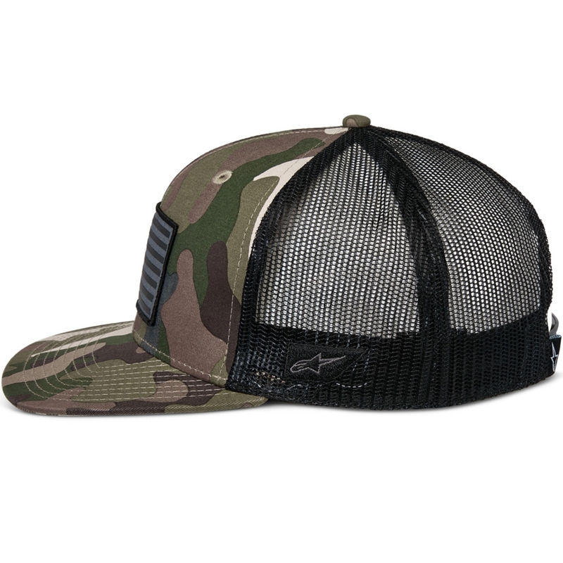 Šiltovka Alpinestars Flag Hat zelená camo-čierna