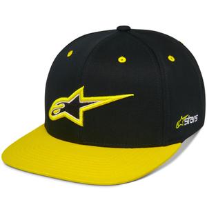 Kšiltovka Alpinestars Thickness Snapback černo-fluo žlutá