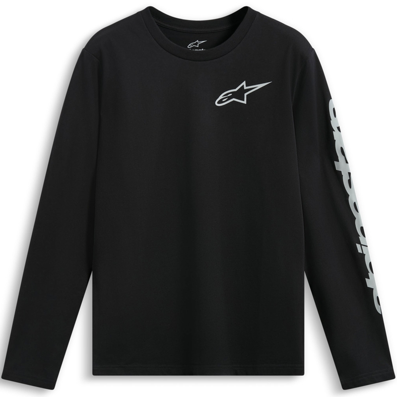 Tričko s dlhým rukávom Alpinestars Trackside CSF čierne