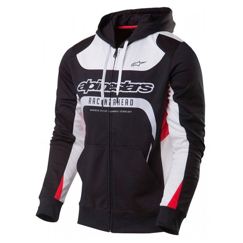 Mikina Alpinestars Session Fleece černo-bílá