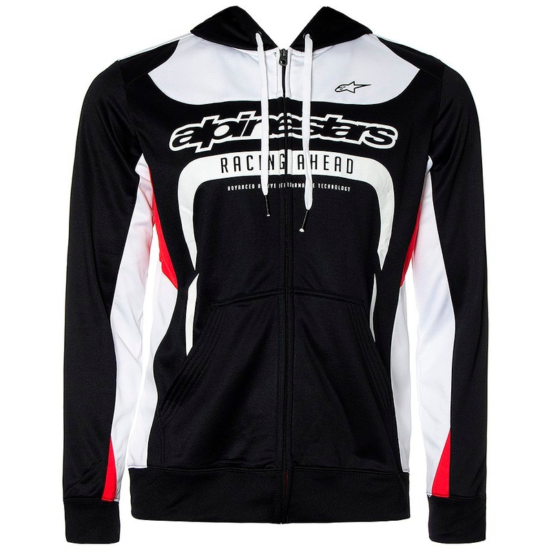 Mikina Alpinestars Session Fleece černo-bílá