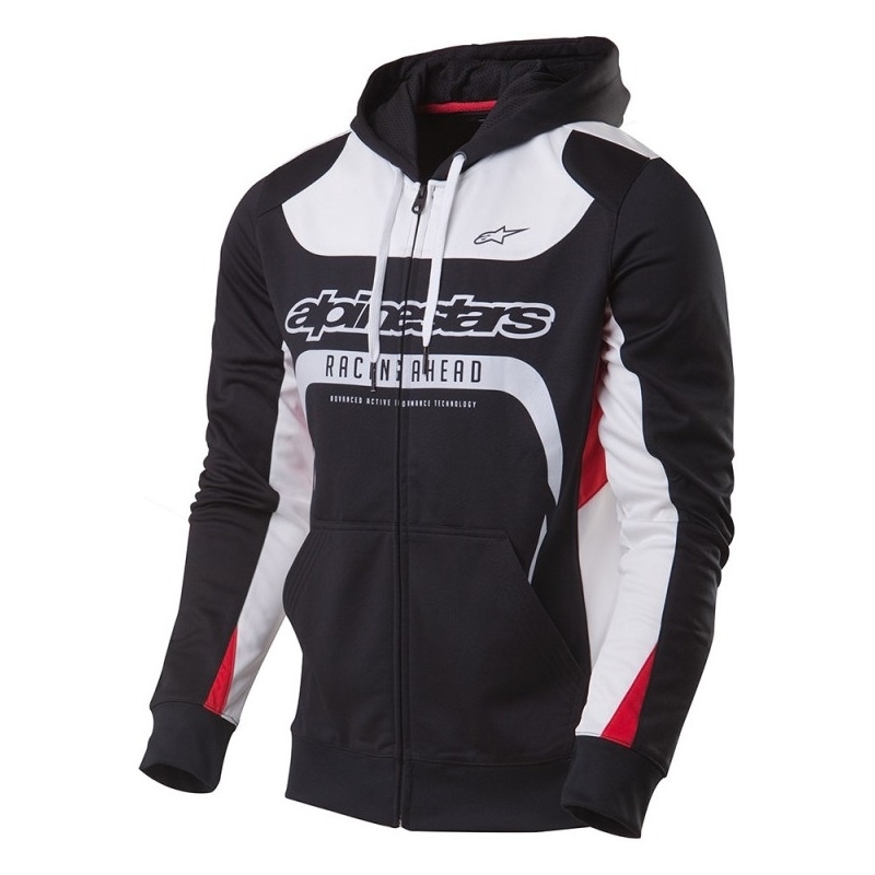 Mikina Alpinestars Session Fleece černo-bílá