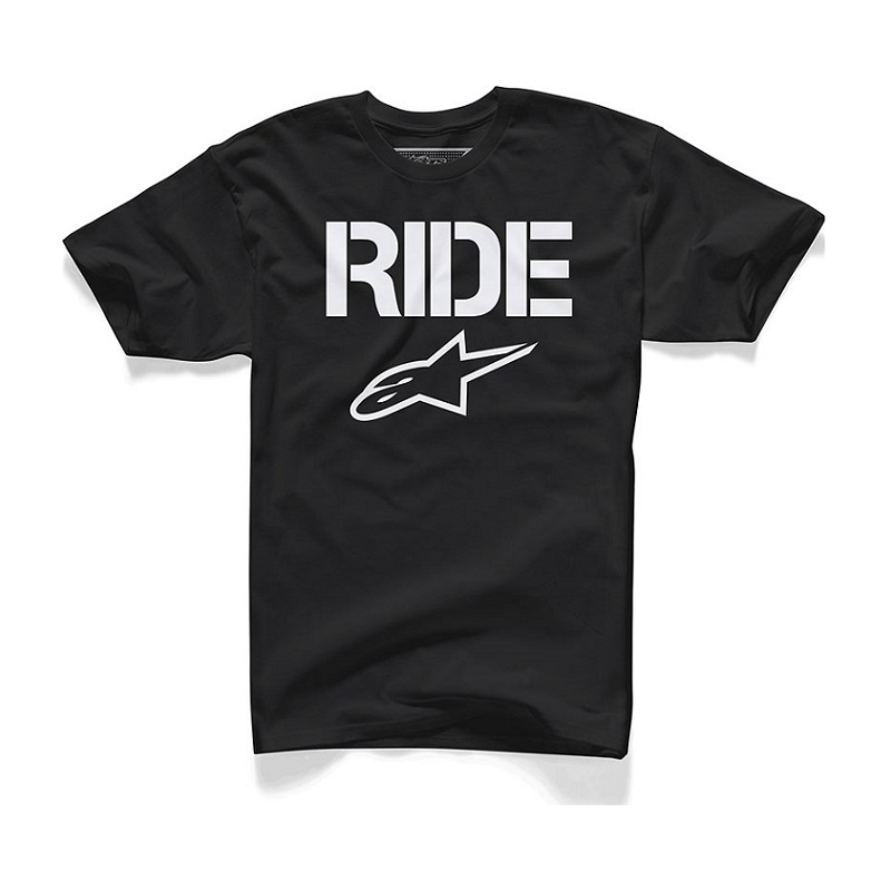 Tričko Alpinestars Ride Solid Tee čierne