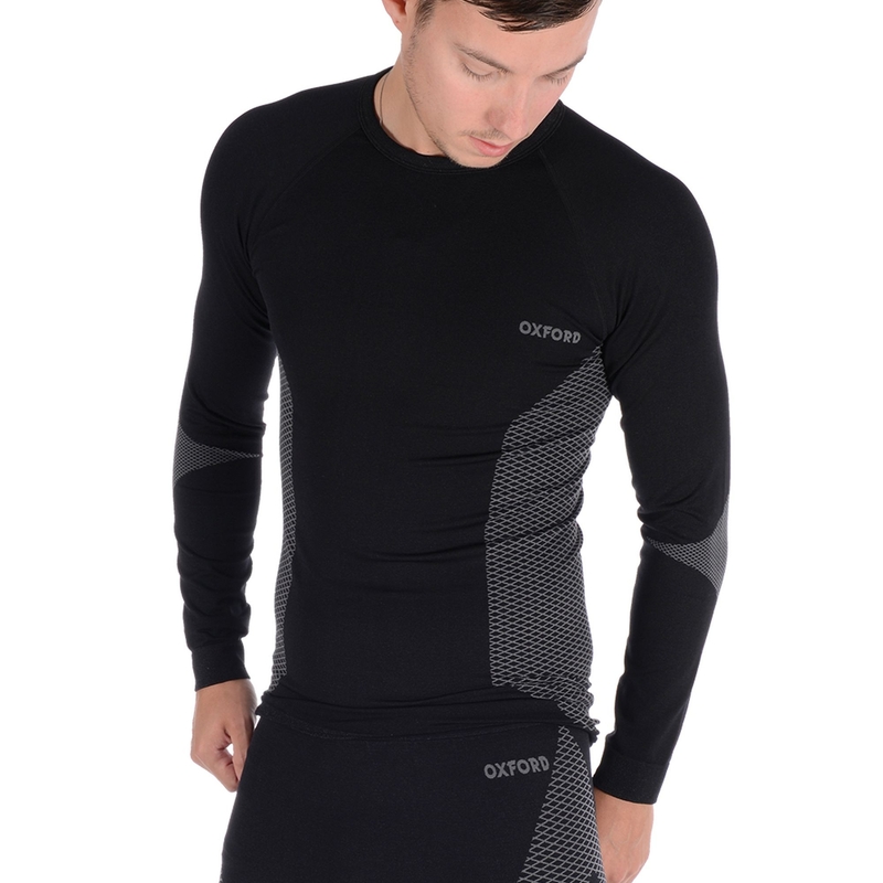 Termo tričko s dlhým rukávom Oxford Base Layer čierne výpredaj