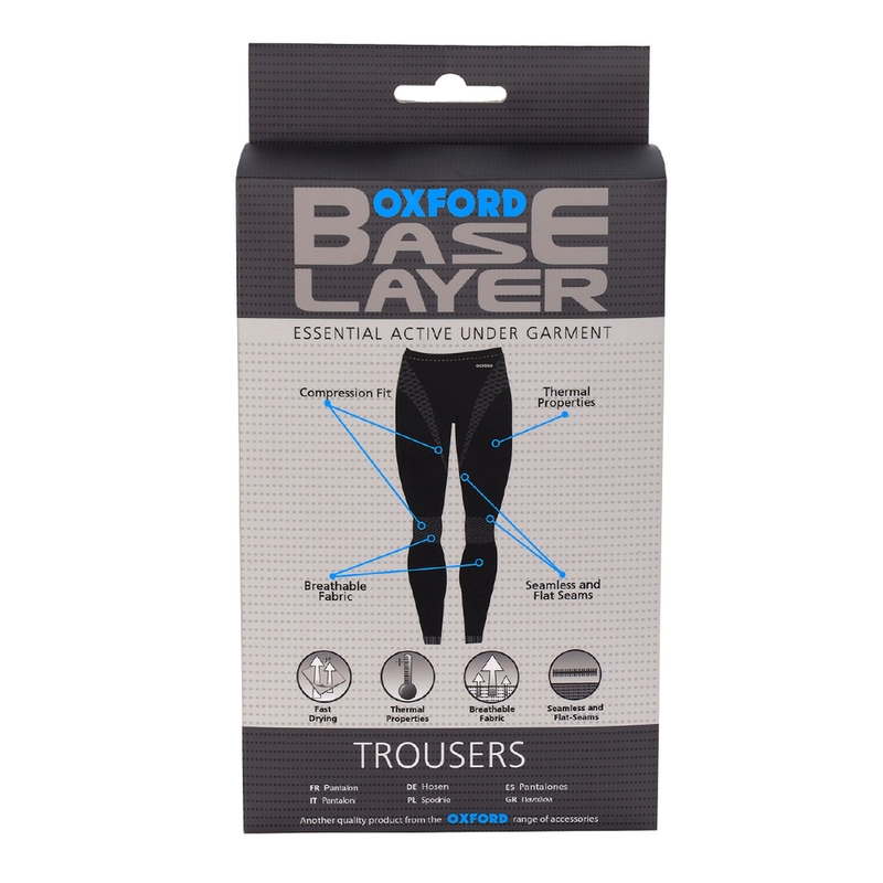 Termo spodky Oxford Base Layer čierne