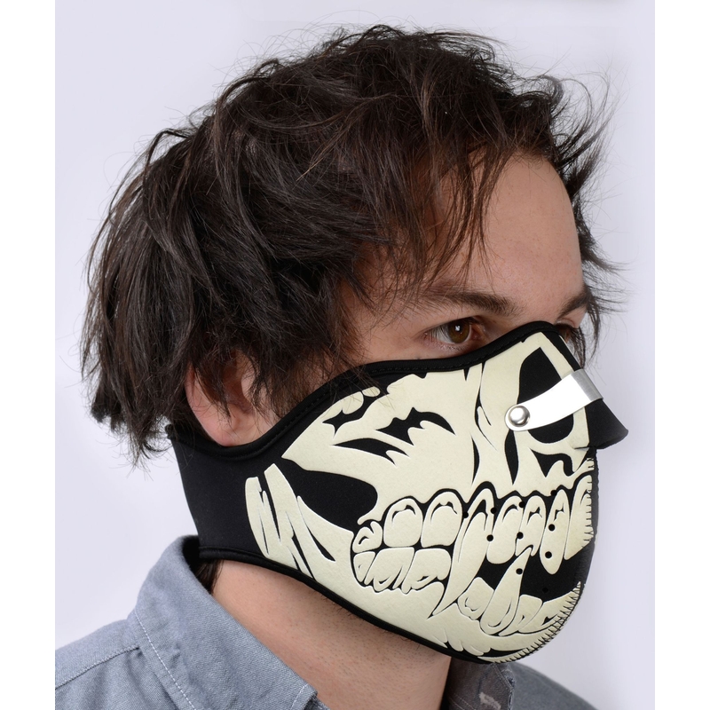 Maska na obličej Oxford Glow Skull