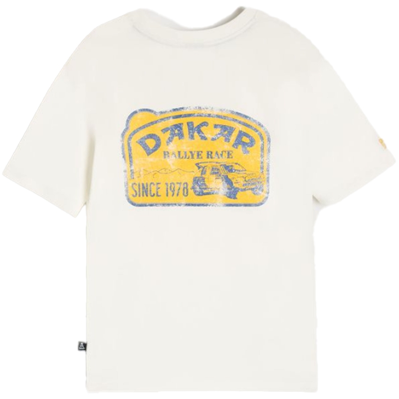 Tričko Dakar Vint B bílé