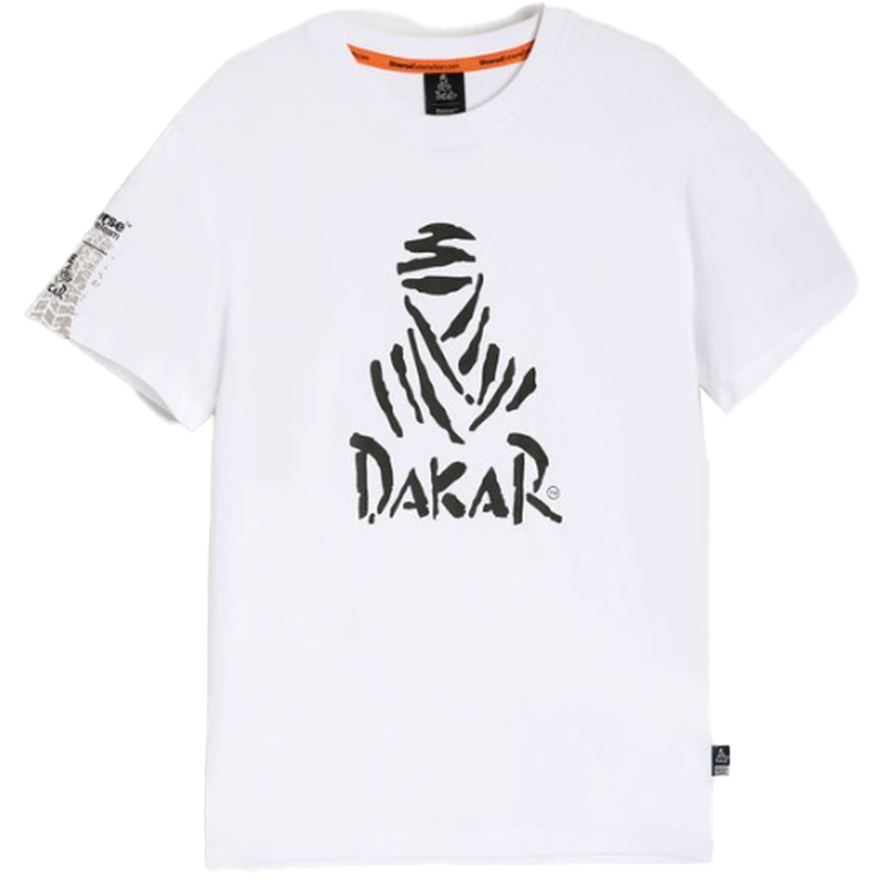 Tričko Dakar DES LOGO25 bílé