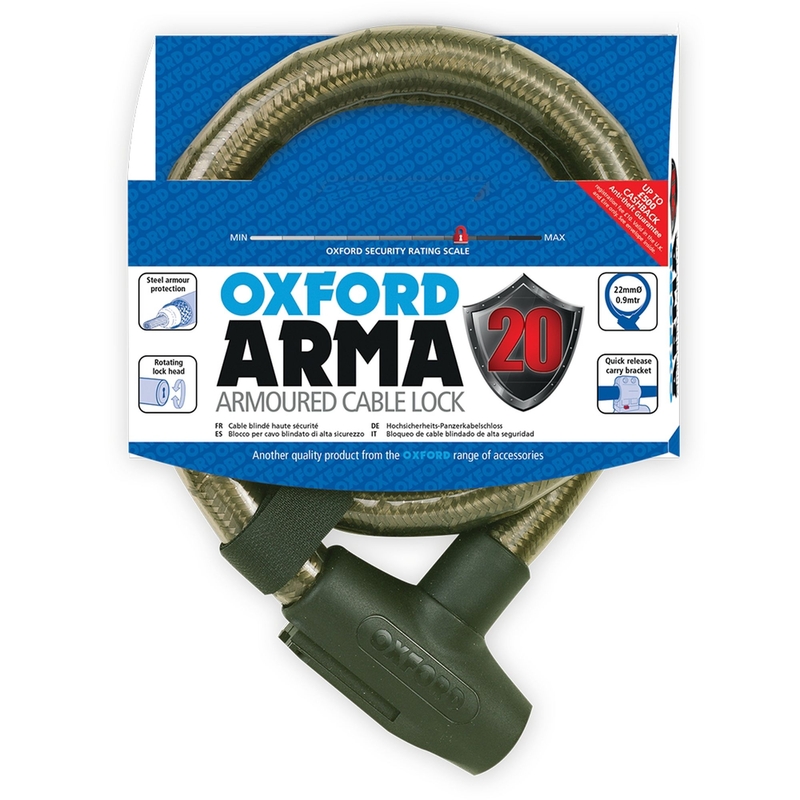Zámok Oxford Arma20 Scooter tmavý
