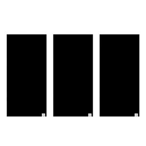 Šátky Oxford Comfy All Black