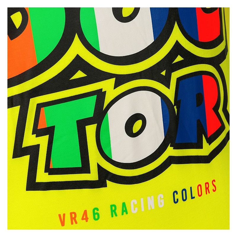 Tričko VR46 Valentino Rossi THE DOCTOR žlté