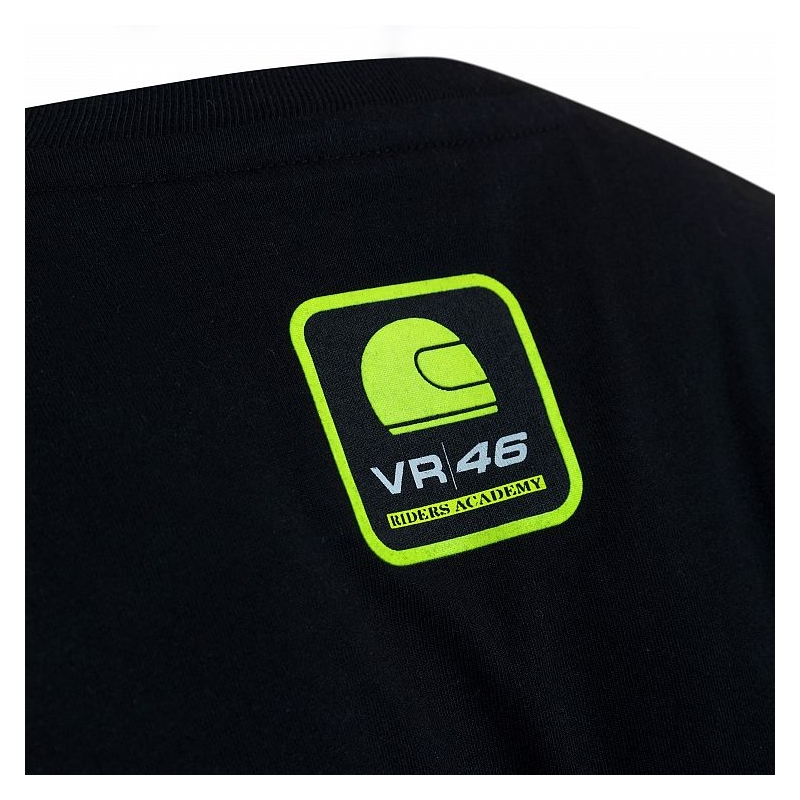 Tričko VR46 Valentino Rossi RIDERS ACADEMY čierne