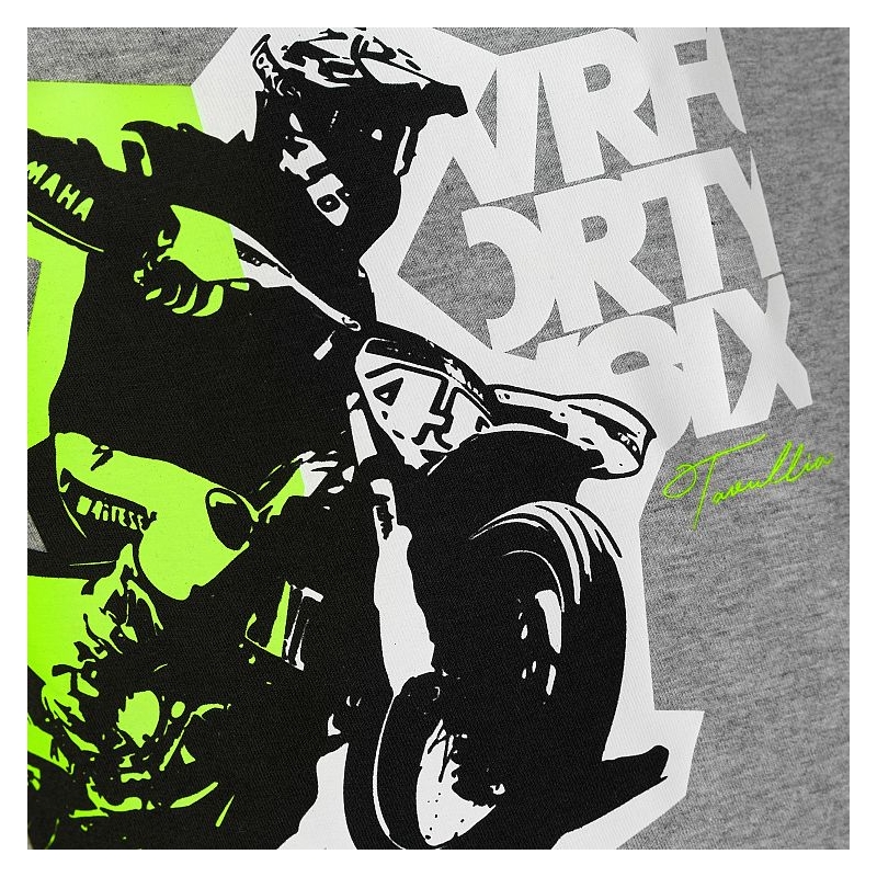 Detské tričko VR46 Valentino Rossi šedé