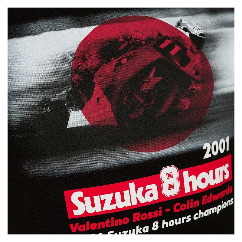 Tričko VR46 Valentino Rossi SUZUKI 8 HOURS čierne
