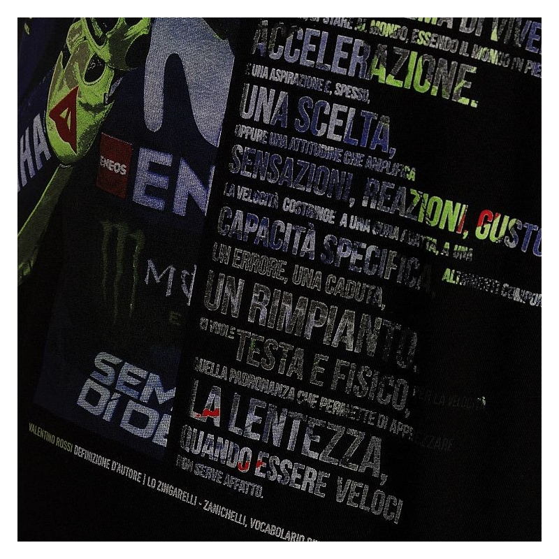 Tričko VR46 Valentino Rossi VELOCIT čierne
