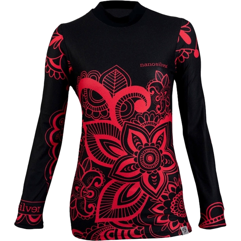 Dámske termo tričko nanosilver® Flower - dlhý rukáv