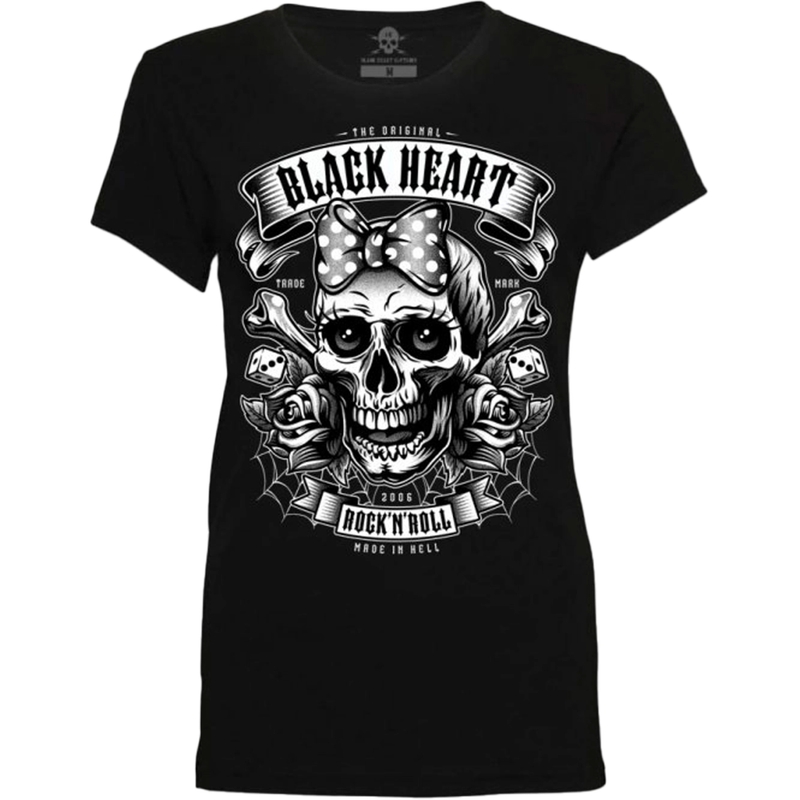 Dámske tričko Black Heart Miss Murder čierné