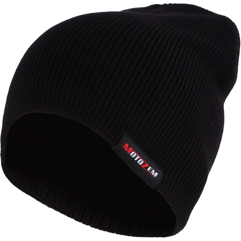 Zimná čiapka MotoZem Basic čierna