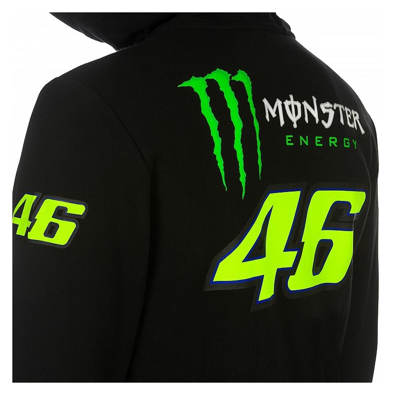 Mikina VR46 Valentino Rossi MONSTER 46 REPLICA FLEECE čierna