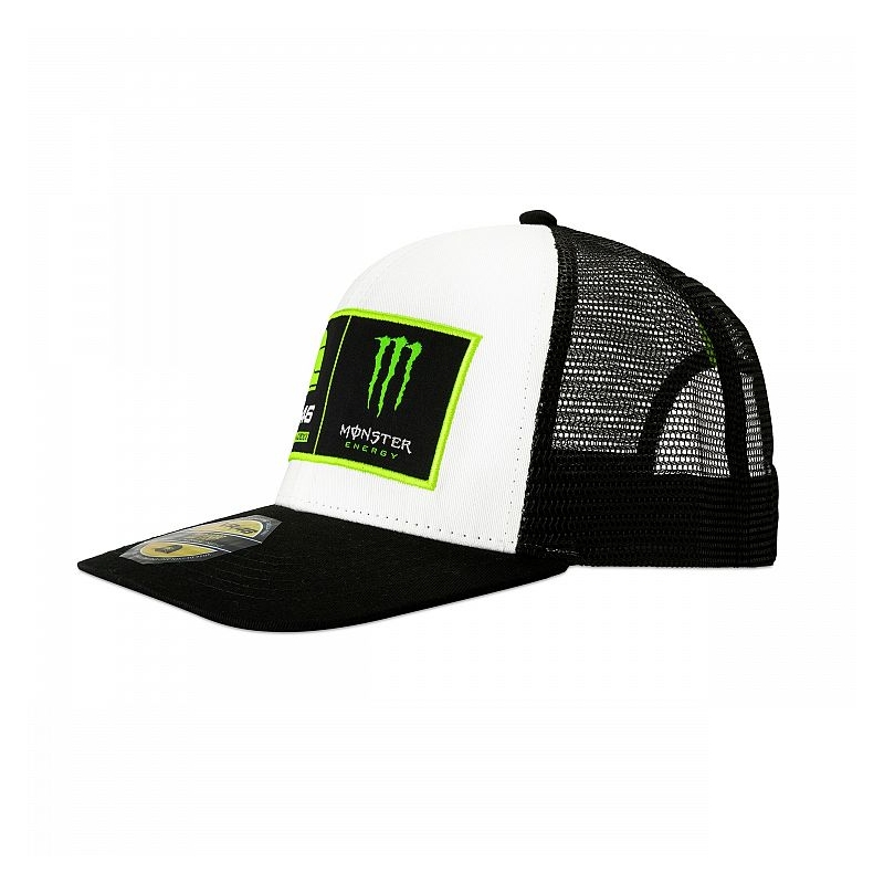 Kšiltovka VR46 Valentino Rossi  RIDERS ACADEMY MONSTER bílo-černá