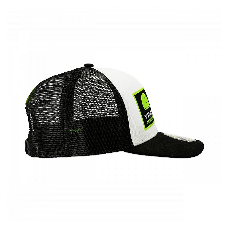 Kšiltovka VR46 Valentino Rossi  RIDERS ACADEMY MONSTER bílo-černá