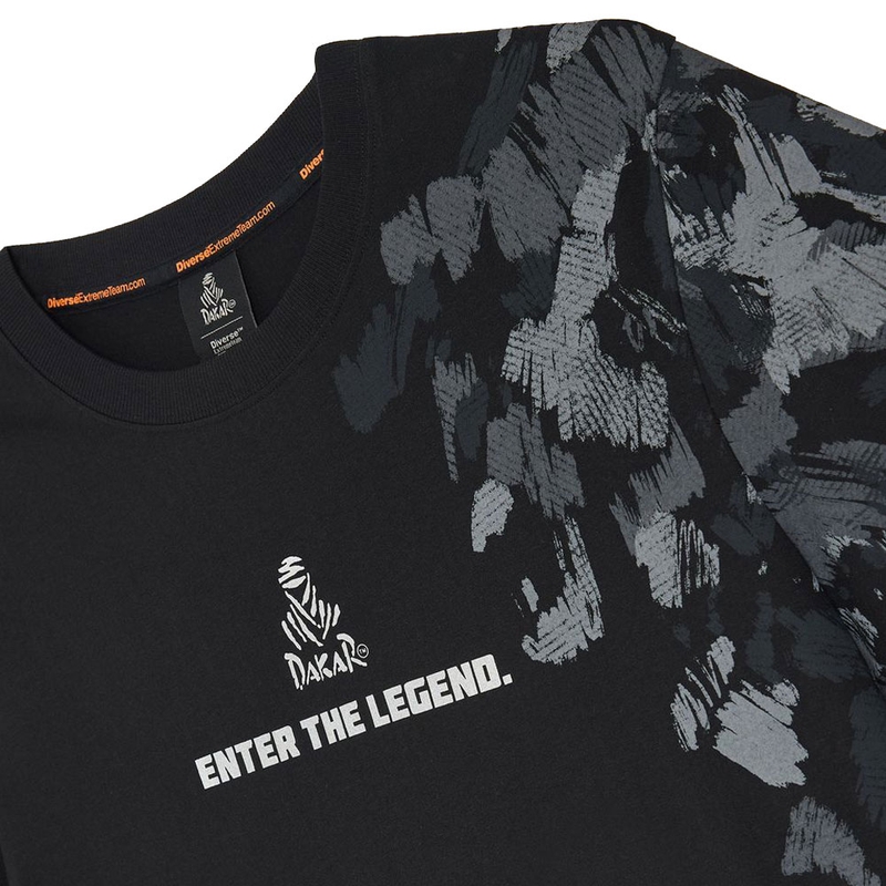 Tričko Dakar CAMO 256 černé