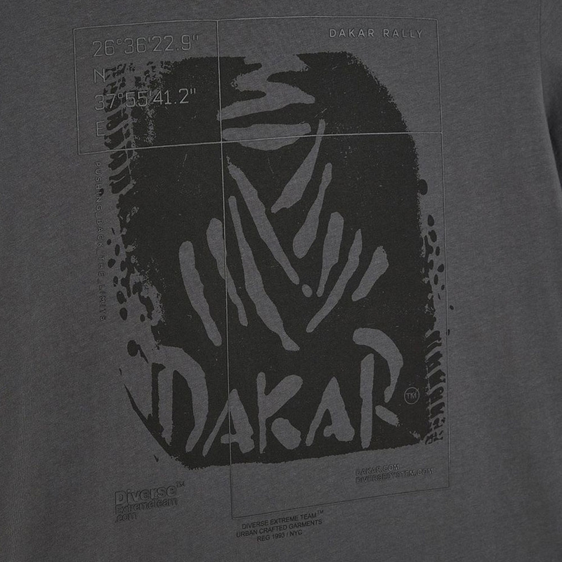 Tričko Dakar DES 1425 grafitové