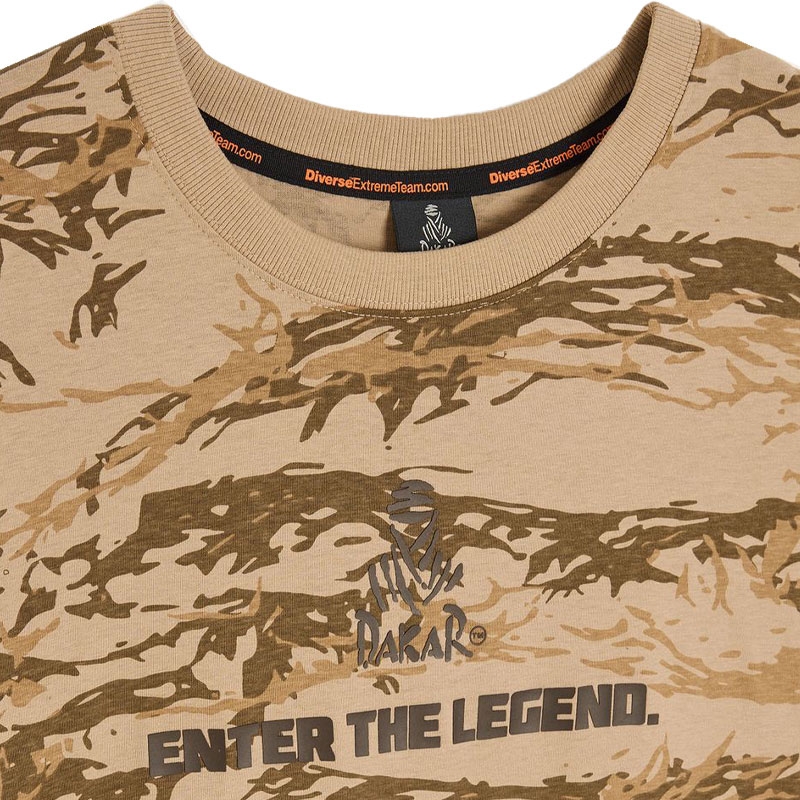 Tričko Dakar DES 1825 camo béžová