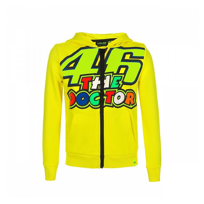 Detská mikina VR46 Valentino Rossi žltá