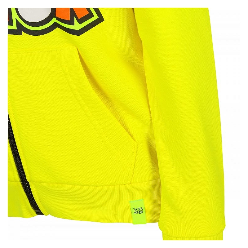 Detská mikina VR46 Valentino Rossi žltá