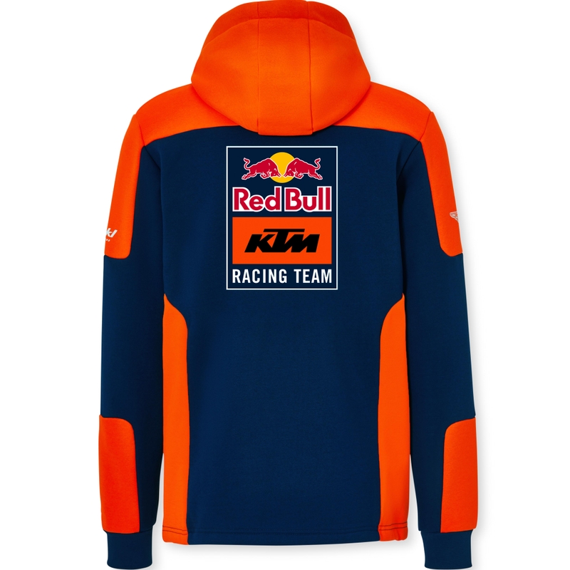 Mikina KTM Replica Team hoodie modro-oranžová