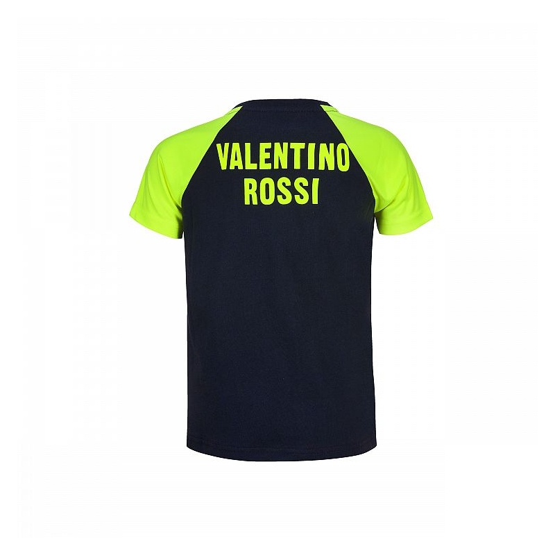 Detské tričko VR46 Valentino Rossi CUPOLINO žlto/modré