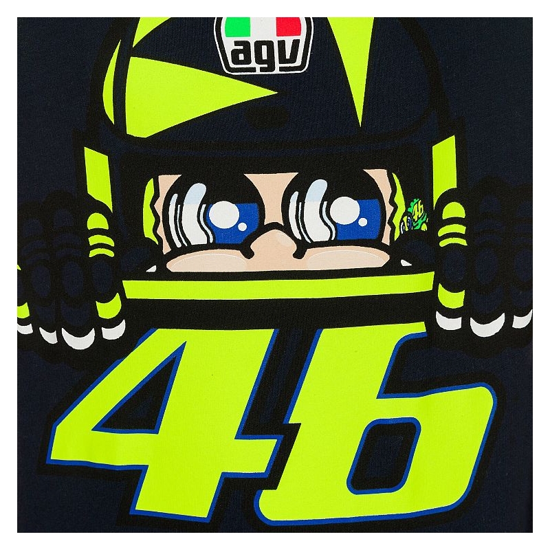 Detské tričko VR46 Valentino Rossi CUPOLINO žlto/modré