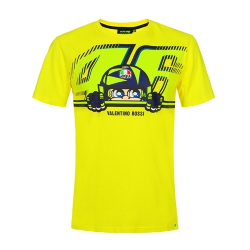 Tričko VR46 Valentino Rossi CUPOLINO žlté