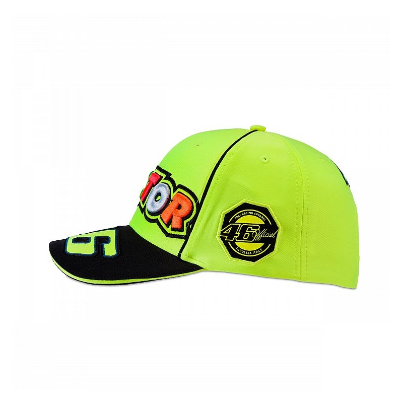 Kšiltovka VR46 Valentino Rossi žlutá