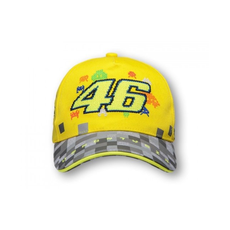Dětská kšiltovka VR46 Valentino Rossi žluto-šedá