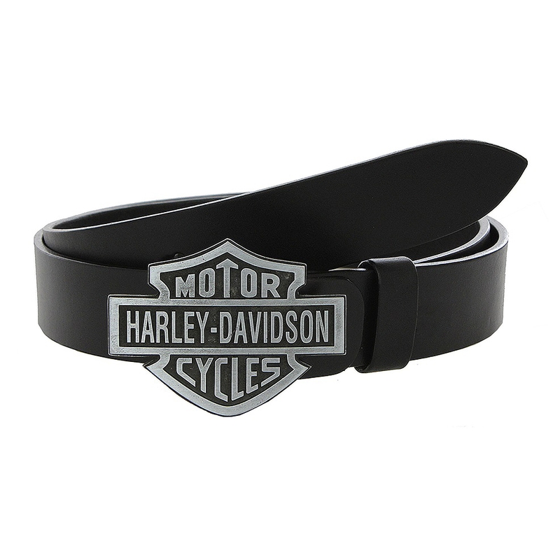 Kožený moto opasok so sponou Harley-Davidson