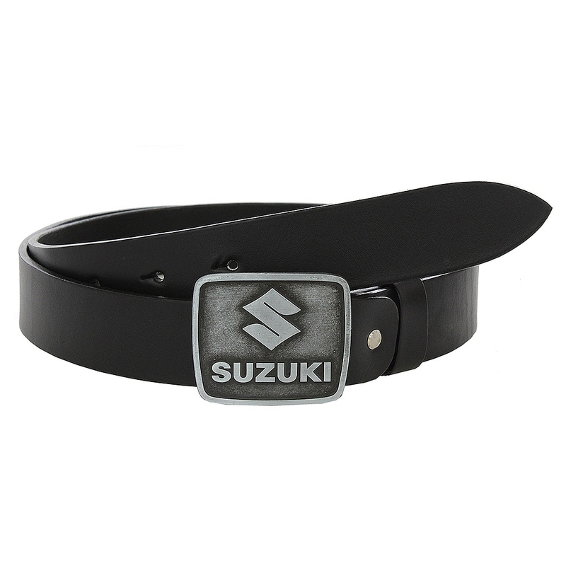 Kožený moto opasok so sponou Suzuki