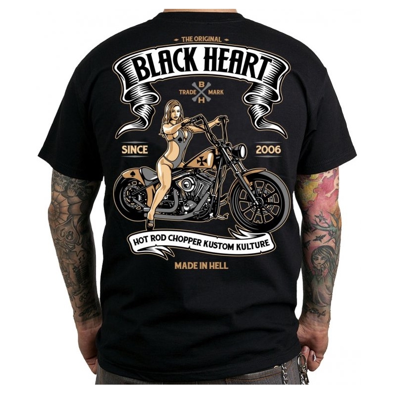 Pánske tričko Black Heart Carmen