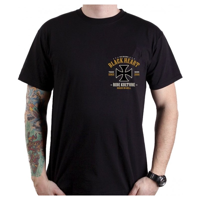 Pánske tričko Black Heart Whiskery