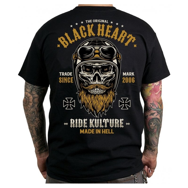 Pánske tričko Black Heart Whiskery