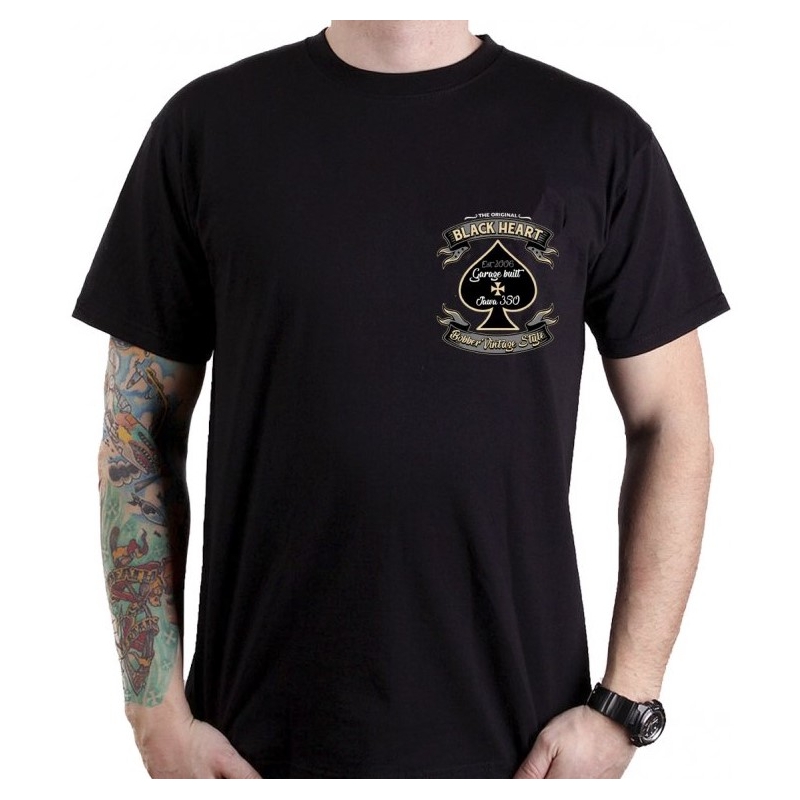 Pánske tričko Black Heart Jawa 350