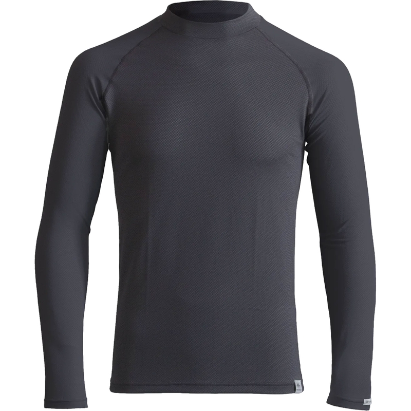 Termo tričko nanosilver® Raglan antracitovo sivé - dlhý rukáv