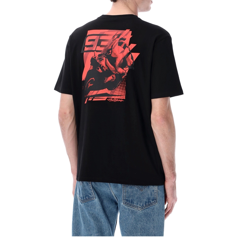 Tričko Ducati Marc Marquez Man 93 Look Back černé