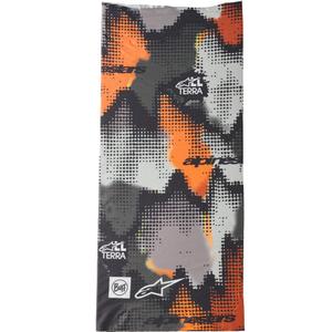 Nákrčník Alpinestars Buff Nazca camo-šedo-fluo oranžový