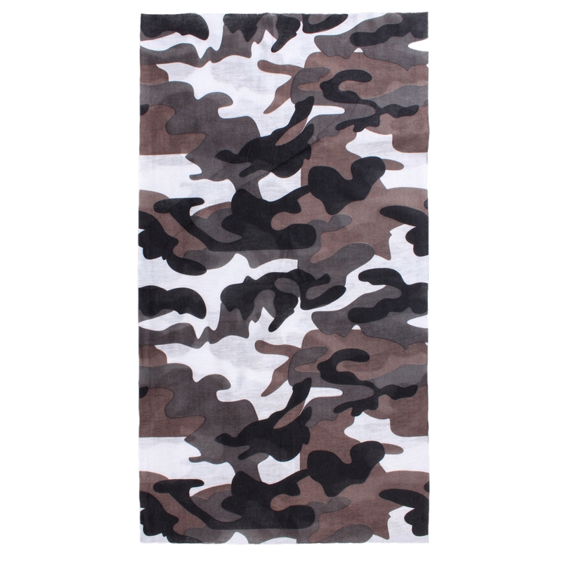 Multifunkčná šatka RSA Camo sivá