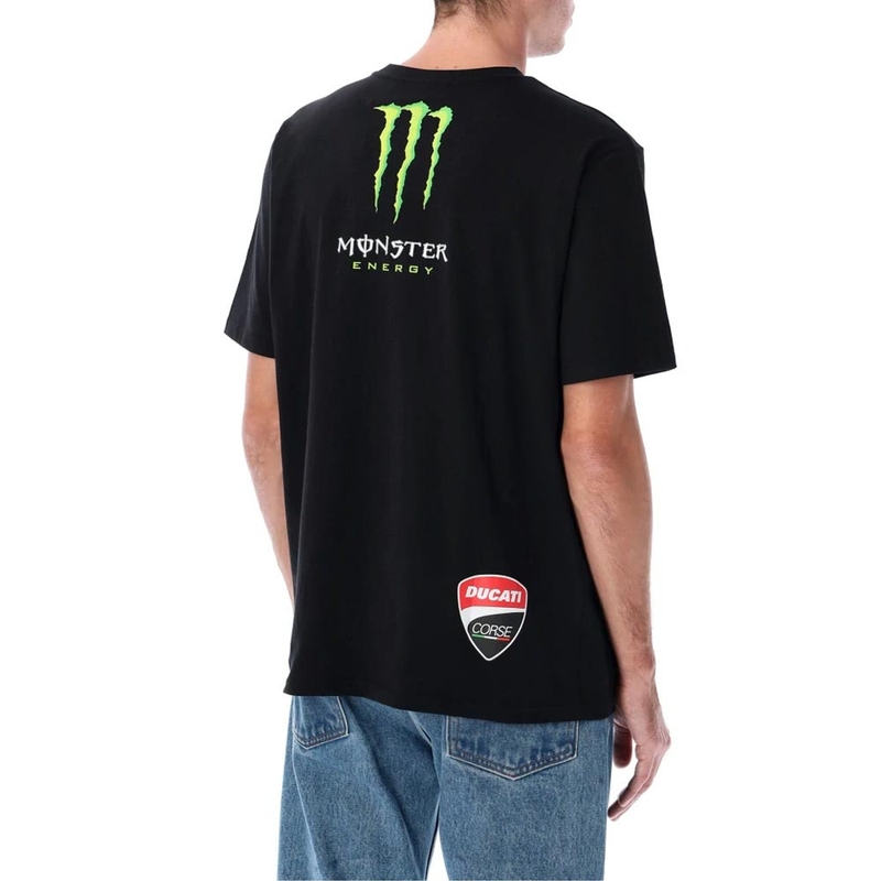 Tričko Ducati Corse Monster Energy s logem černé