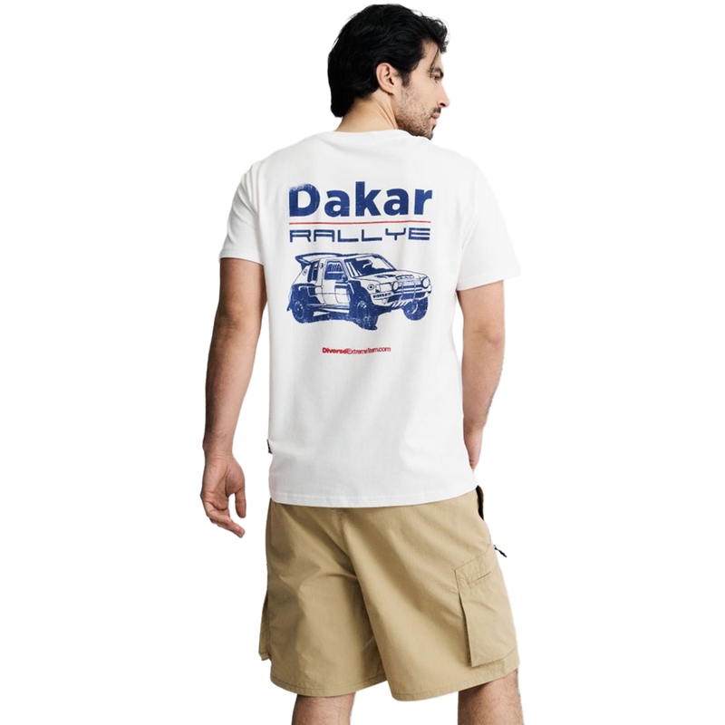 Tričko Dakar Car biele
