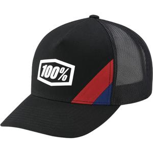 Šiltovka 100% Cornestone X-Fit Trucker čierna
