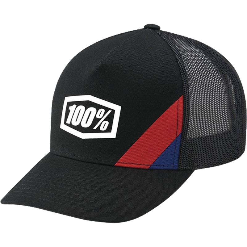 Šiltovka 100% Cornestone X-Fit Trucker čierna